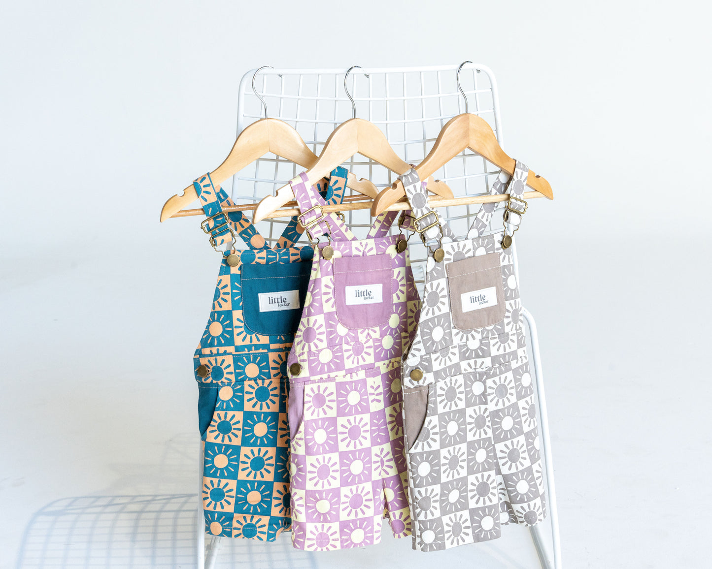 BRIGHTER DAYS SHORT OVERALL - MOCHA/COCONUT