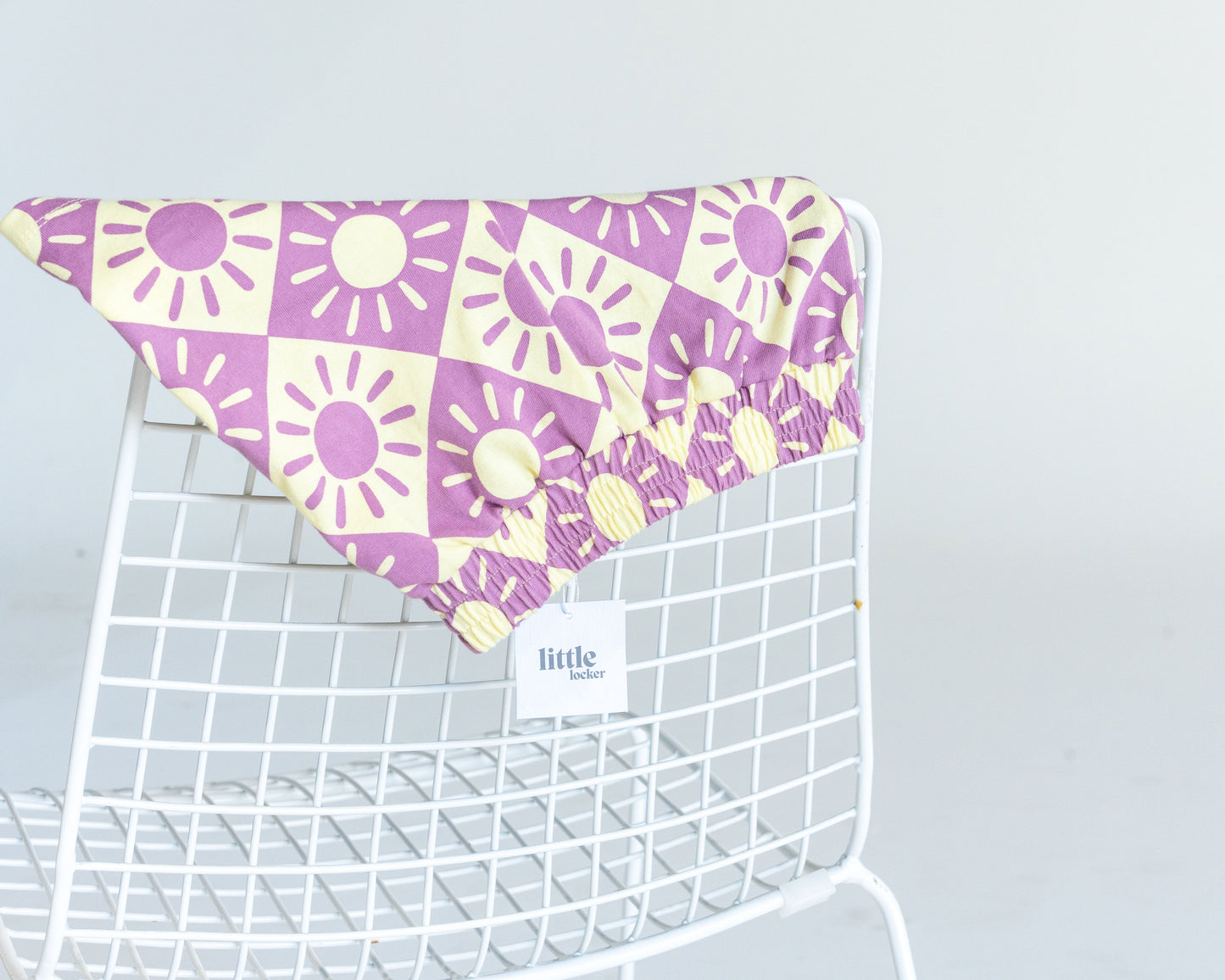 BRIGHTER DAYS TEE & SHORTS SET - LILAC/BANANA