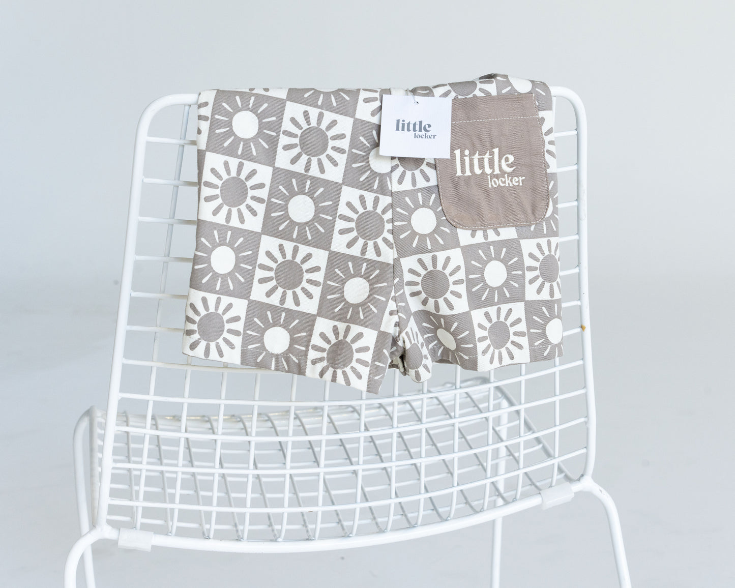 BRIGHTER DAYS SHORT OVERALL - MOCHA/COCONUT