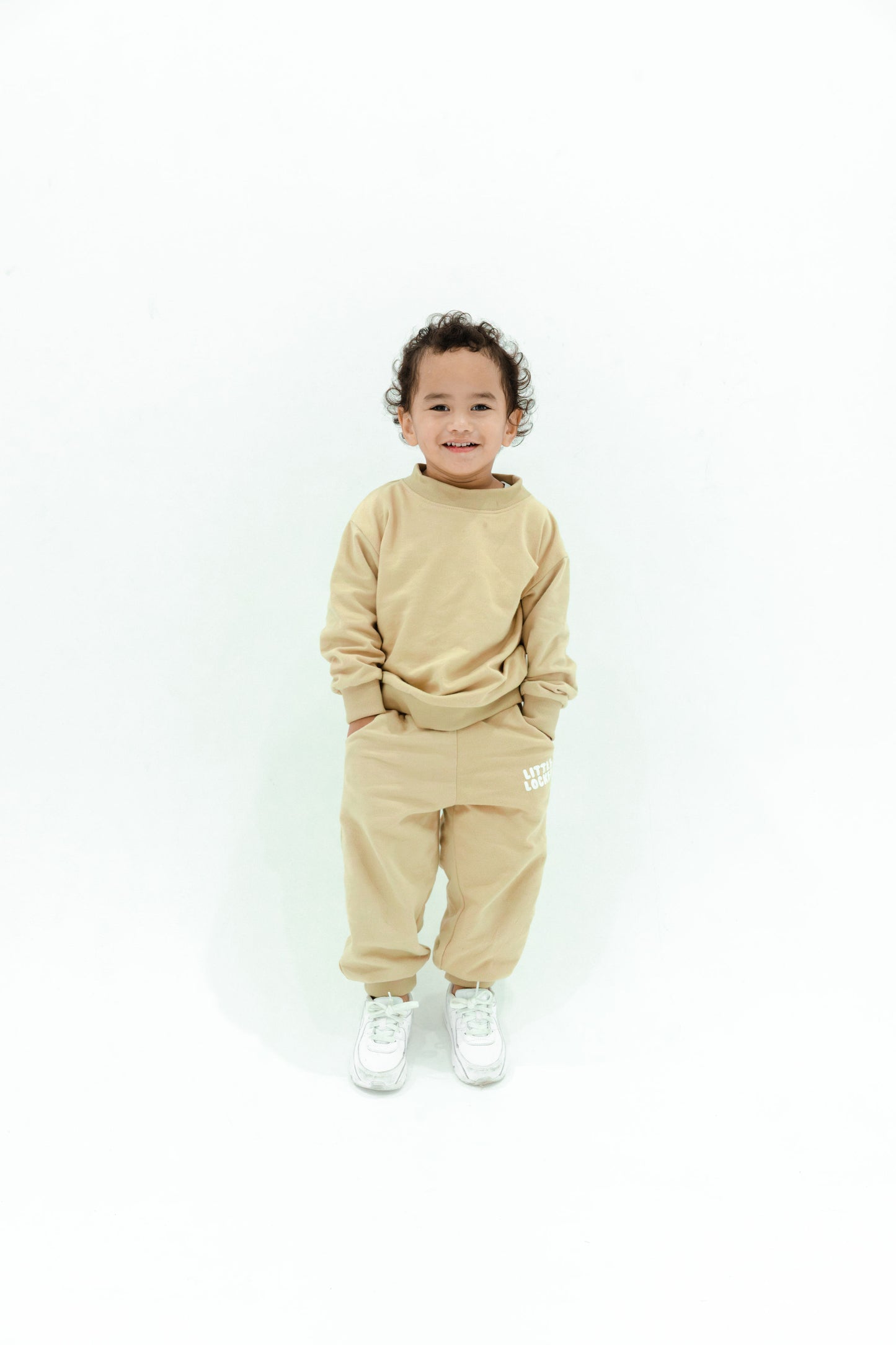 PUFF PRINT TRACK SET - LATTE