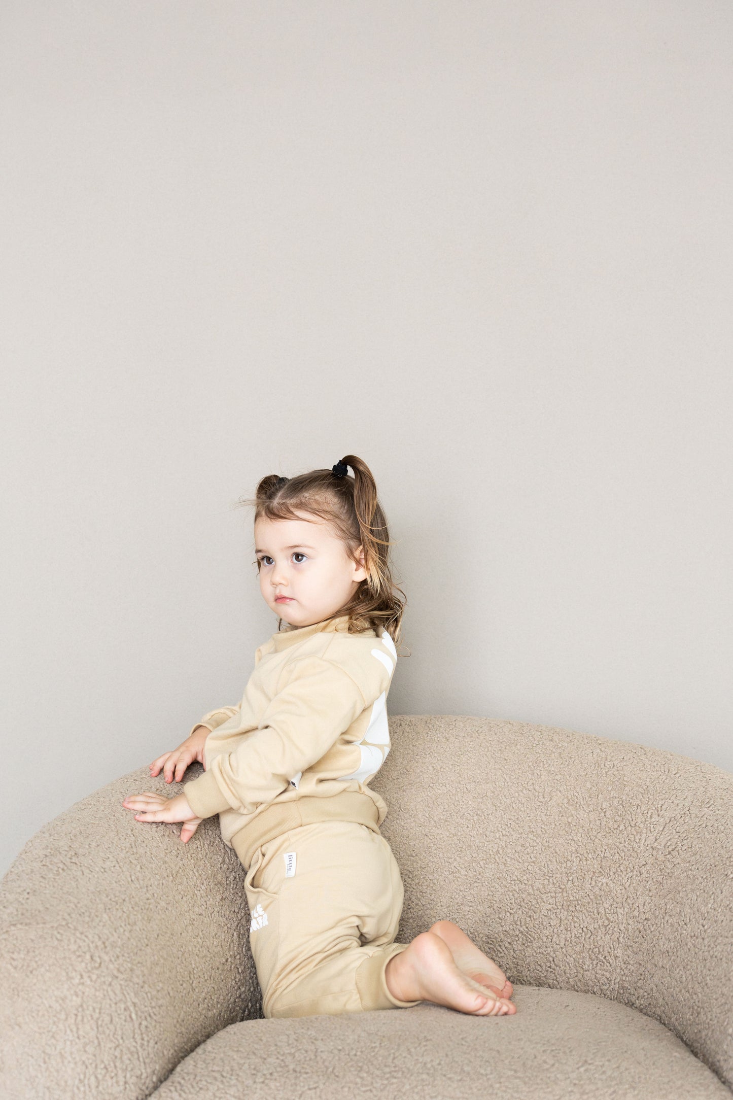 PUFF PRINT TRACK SET - LATTE
