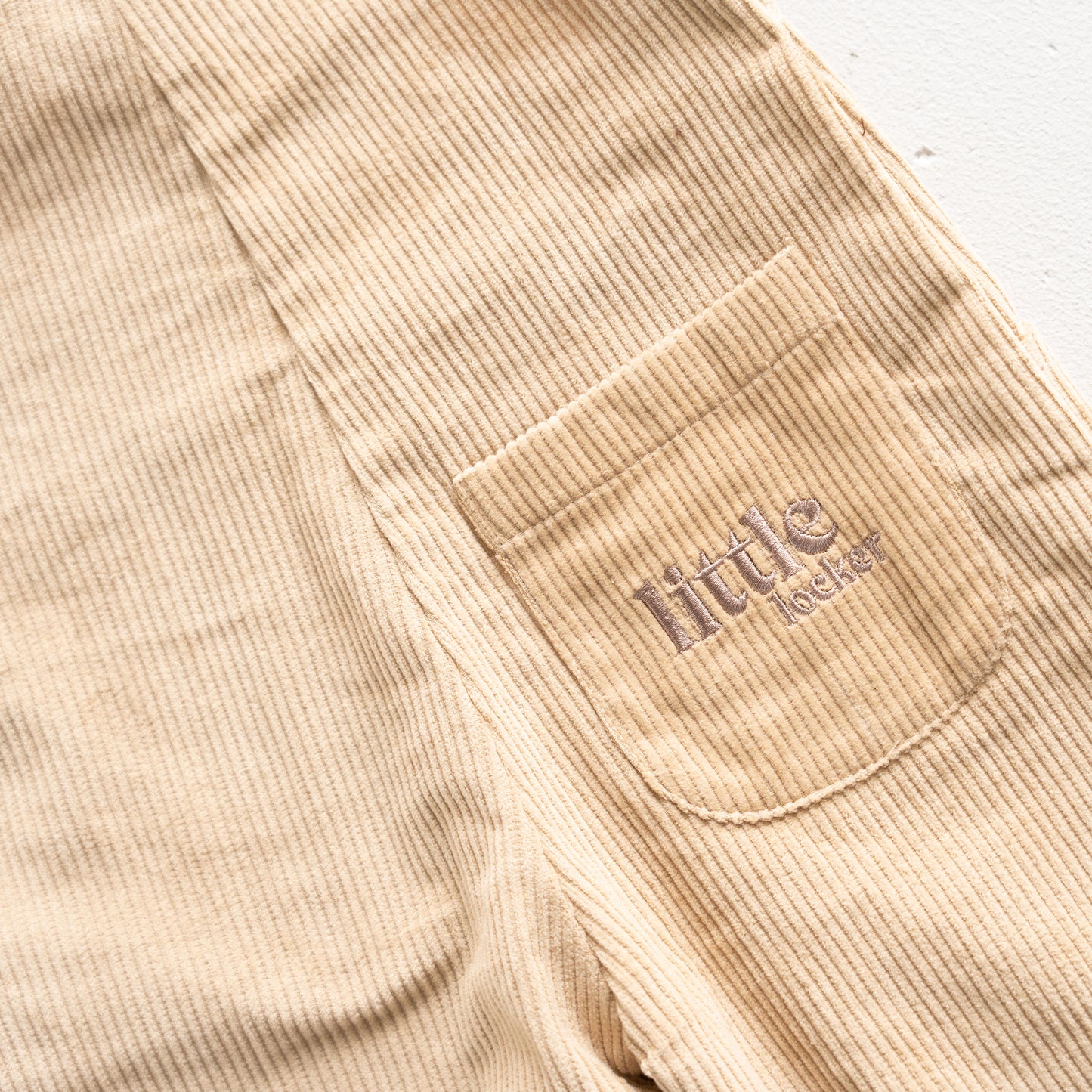 CORDUROY OVERALL - LATTE