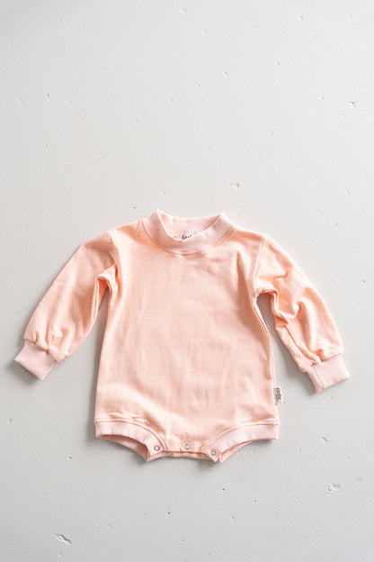 PUFF PRINT ROMPER - MUSK