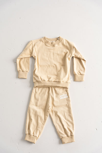 PUFF PRINT TRACK SET - LATTE