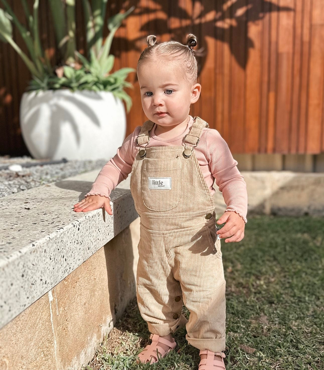 CORDUROY OVERALL - LATTE