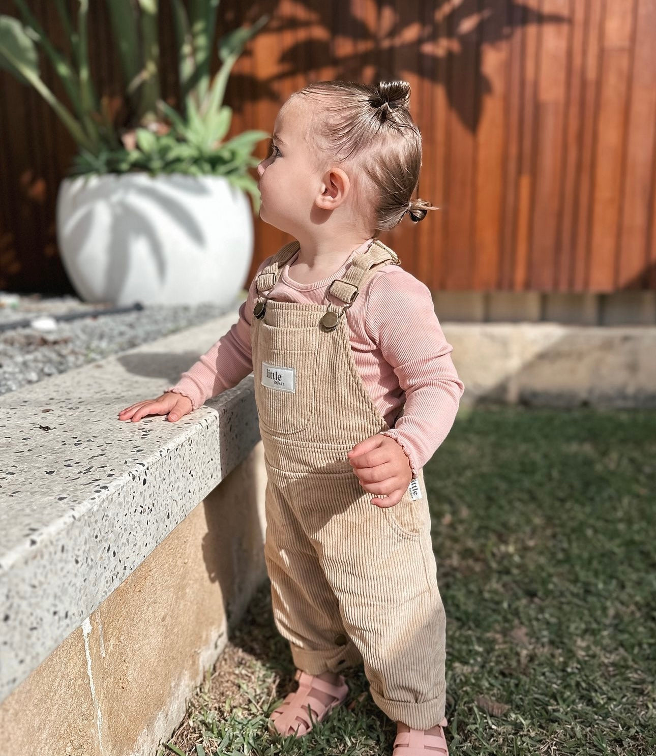 CORDUROY OVERALL - LATTE